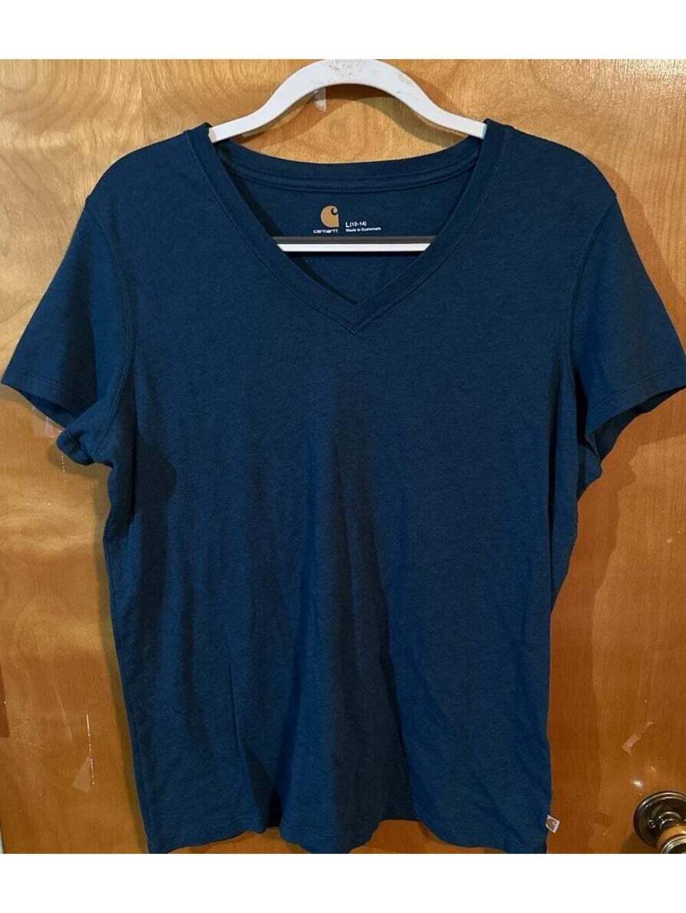 CARHARTT V Neck tshirt size large